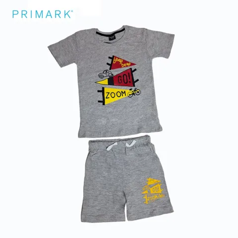 ست تیشرت شلوارک نخی پسرانه PRIMARK