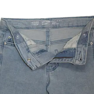 شلوارک جین یخی دخترانه  DENIM CO