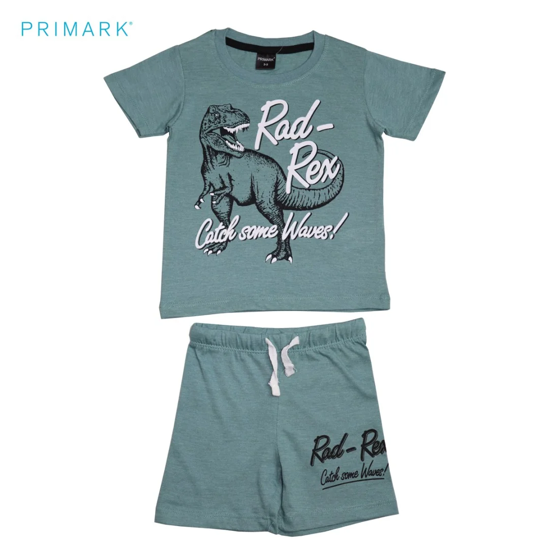 ست تیشرت شلوارک نخی پسرانه PRIMARK