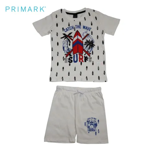 ست تیشرت شلوارک نخی پسرانه PRIMARK