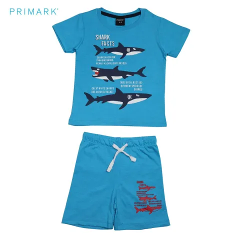 ست تیشرت شلوارک نخی پسرانه PRIMARK