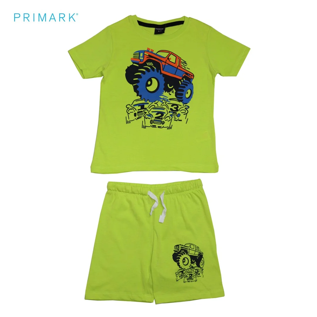 ست تیشرت شلوارک نخی پسرانه PRIMARK