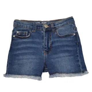 شلوارک جین سرمه ای دخترانه  DENIM CO