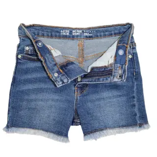 شلوارک جین سرمه ای دخترانه  DENIM CO