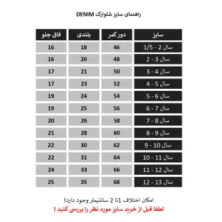 شلوارک جین سرمه ای دخترانه  DENIM CO