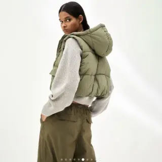 پافر کلاهدار برند H&M