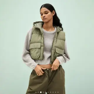 پافر کلاهدار برند H&M