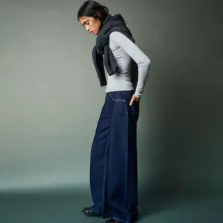 شلوارجین بگ راسته بوی فرند