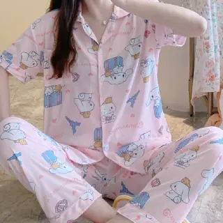 ست راحتی دوتیکه فانتزی طرح ملودی