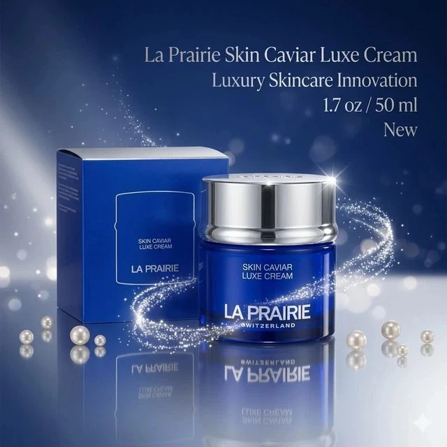 کرم لوکس خاویار لاپری (La Prairie Skin Caviar Luxe Cream) 50 میل | جوانسازی، لیفت و آبرسانی پوست