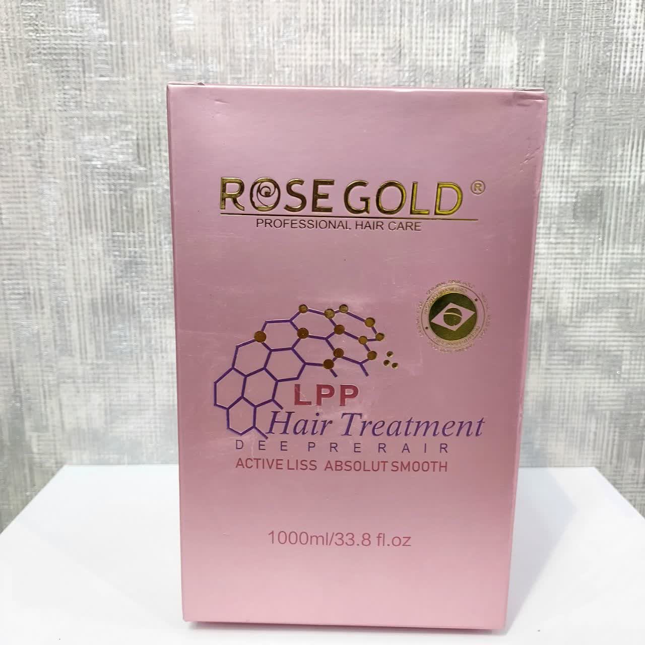 ال پی پی رزگلد بازسازی‌کننده‌ی مولکولی ساختار موRose Gold LPP Hair Treatment؛