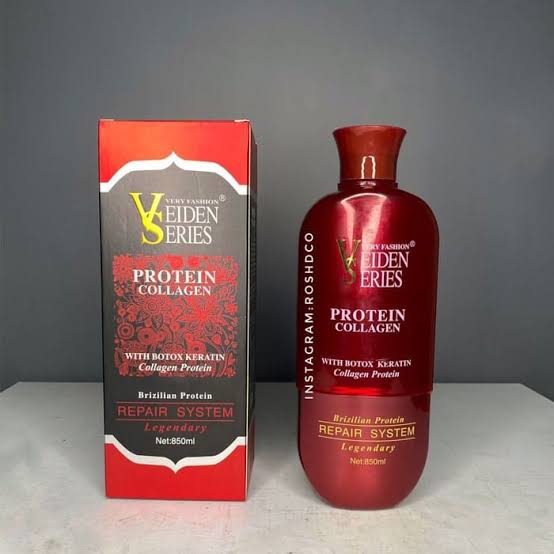 پروتئین کلاژن و بوتاکس مو ویدن سریس VEIDEN SERIES Protein Collagen With Botox Keratin حجم 850 میل