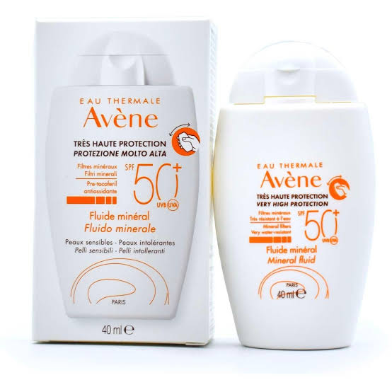 ضد آفتاب مینرال اون Avène Mineral Fluid SPF 50+ حجم 40 میل
