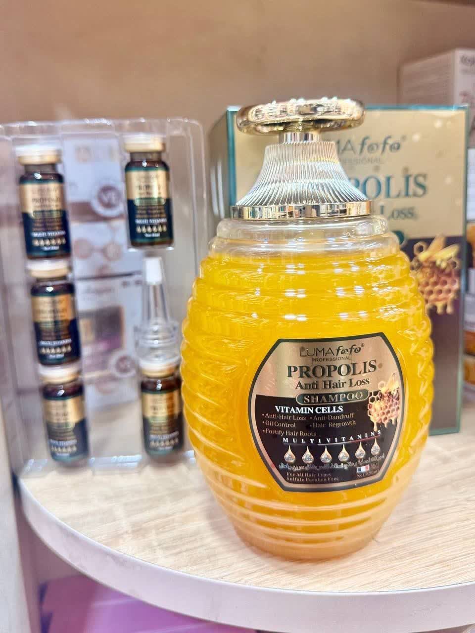 شامپو ضد ریزش لومافوفو Lumafofo Propolis Anti Hair Loss + ویال تقویت مو
