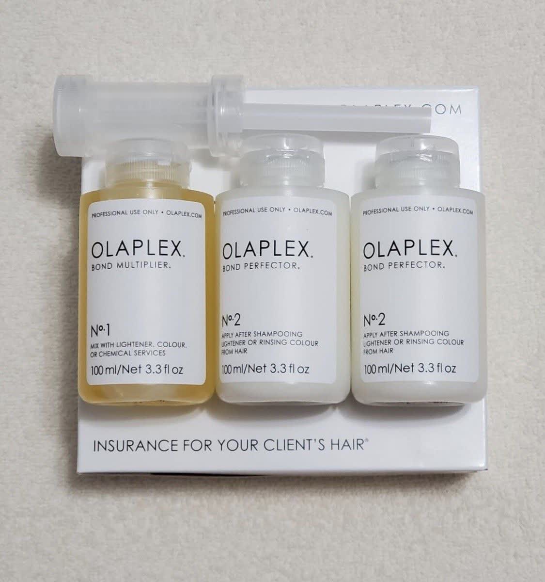 پک حرفه‌ای اولپلکس OLAPLEX شماره 1 و 2 | Bond Multiplier و Bond Perfector