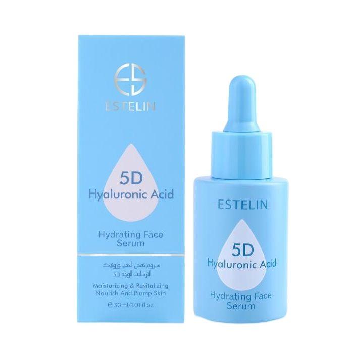 سرم آبرسان صورت استلین ESTELIN 5D Hyaluronic Acid | هیالورونیک اسید 30 میل