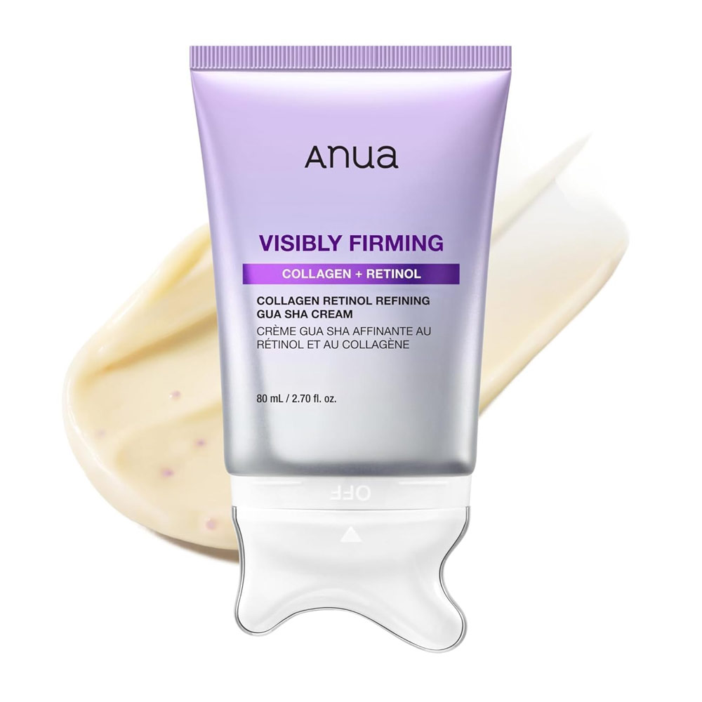 کرم لیفتینگ و سفت کننده رتینول و کلاژن آنوا Anua Collagen Retinol Gua Sha Cream 80ml