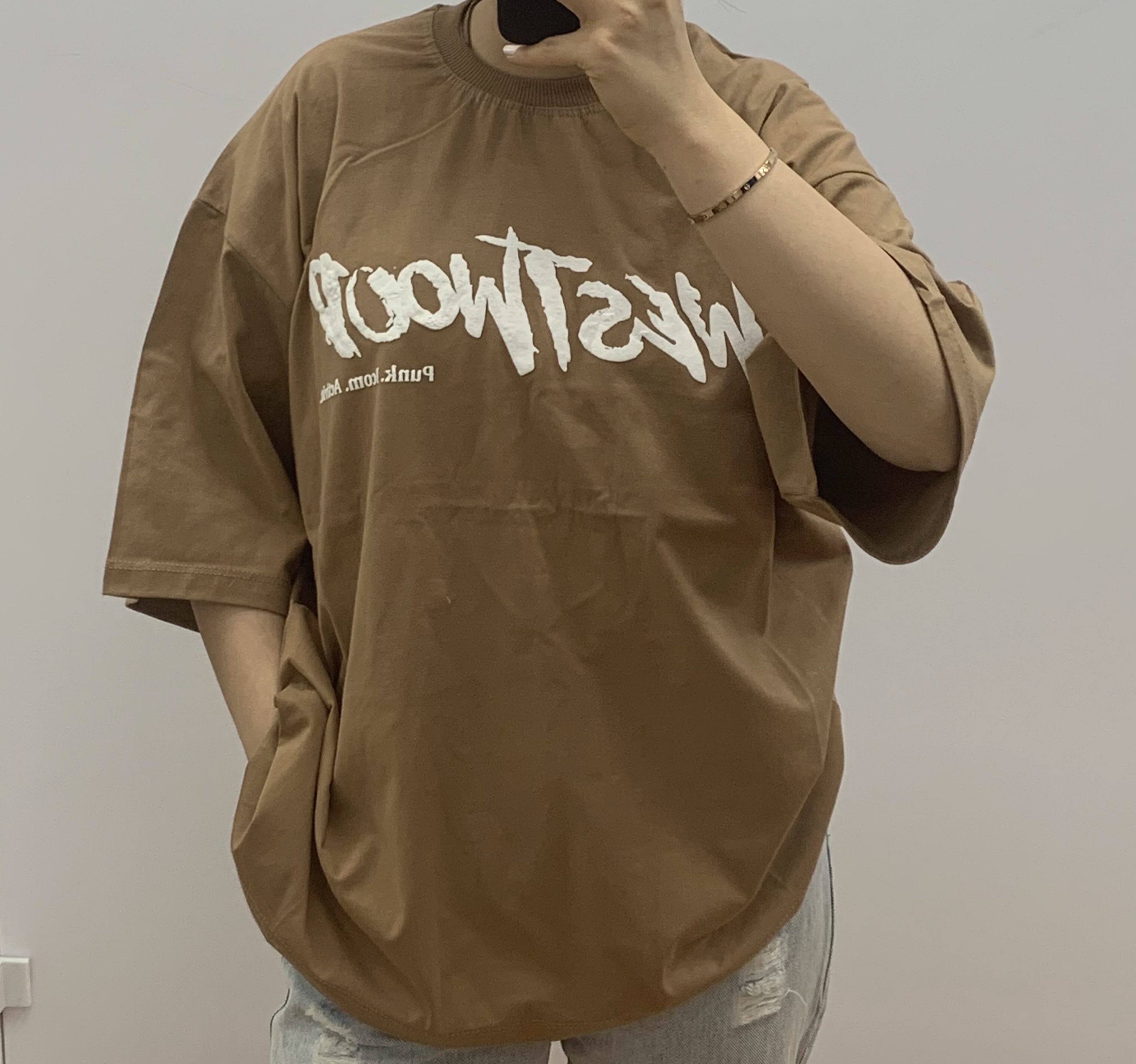 تیشرت لانگ طرح westwood