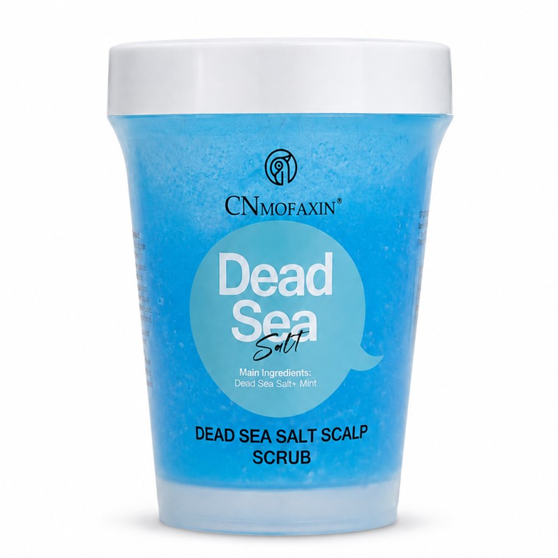 اسکراب پوست سر CNMOFAXIN Dead Sea Salt با نمک دریای مرده و نعناع