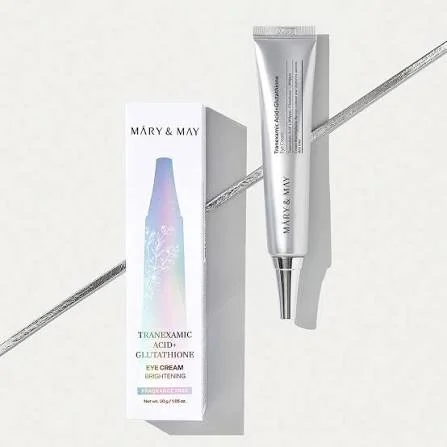 کرم دور چشم گلوتاتیون و ترانگزامیک اسید مری اند می 30 گرم | Mary & May Tranexamic Acid + Glutathione Eye Cream