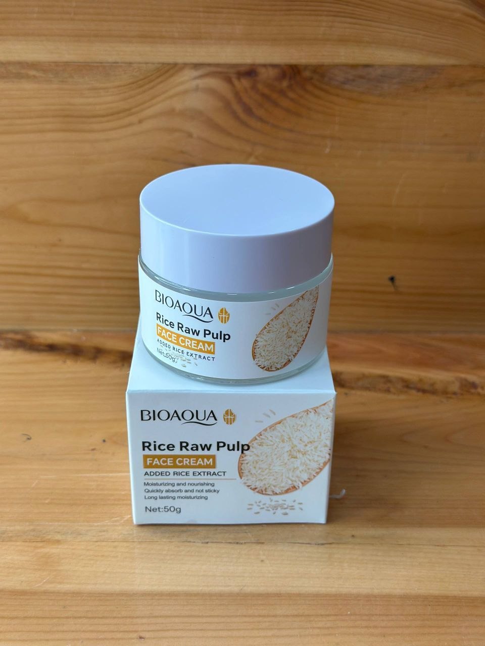 کرم آبرسان برنج BIOAQUA Rice Raw Pulp