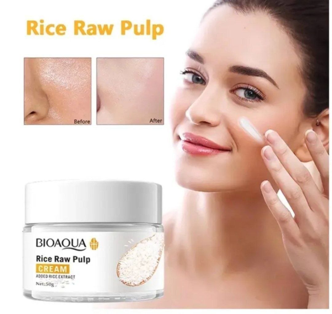 کرم آبرسان برنج BIOAQUA Rice Raw Pulp
