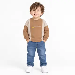 بلوز پسرانه آستین بلند نخ پنبه