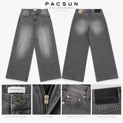 شلوار جین واید لگ زنانه برند PACSUN