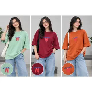 تیشرت زنانه باکسی طرح فلفل