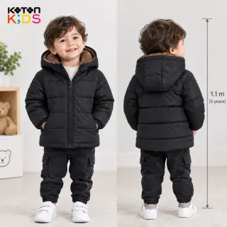 کاپشن داخل خز برند 2KOTON KIDSتا 5 سال