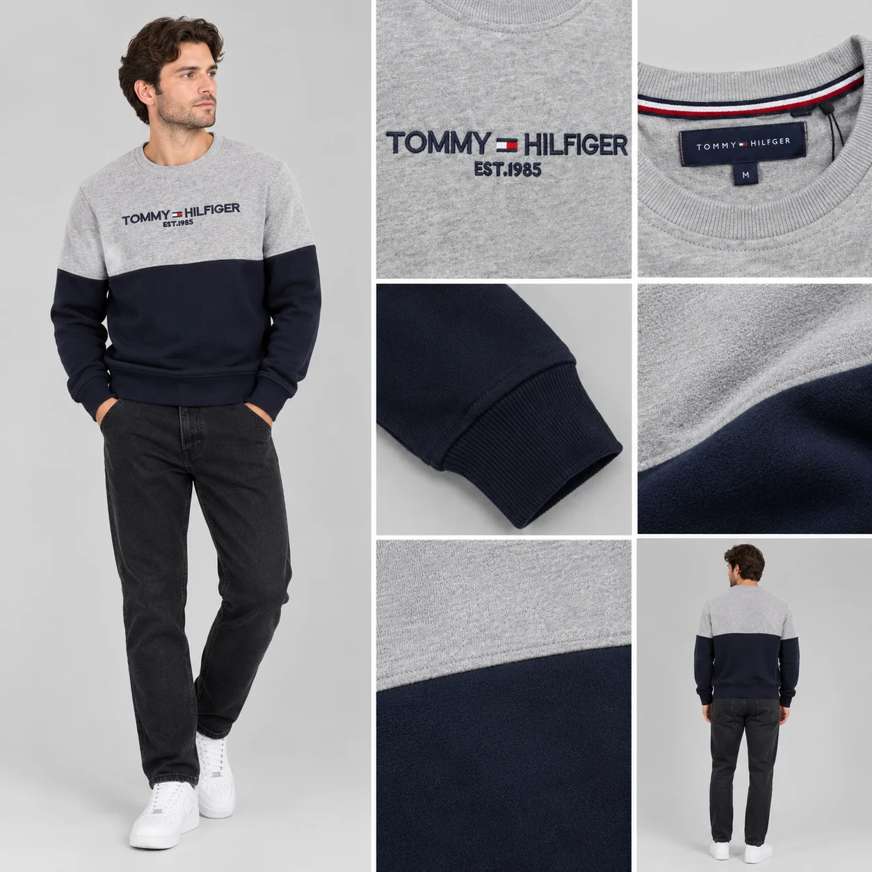 پلیور داخل کرک مردانه برند Tommy Hilfiger