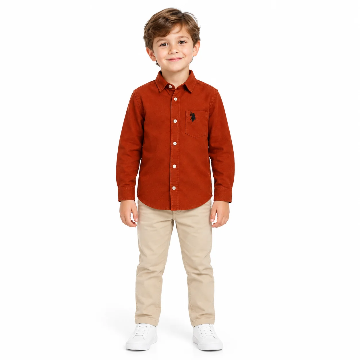 پیراهن پسرانه نخی برند POLO