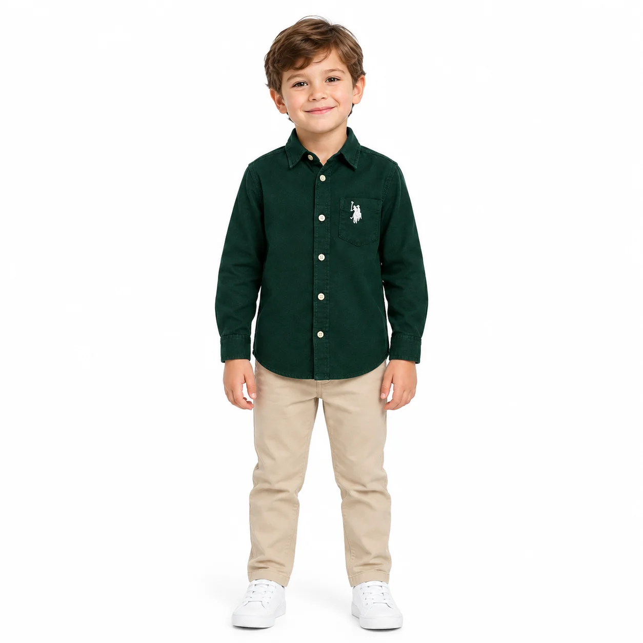 پیراهن پسرانه نخی برند POLO