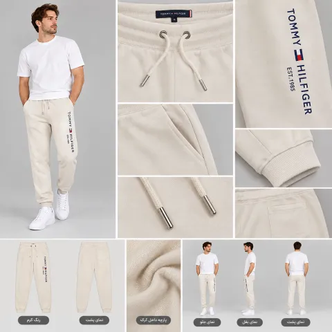 شلوار اسلش مردانه داخل کرک برند تامی هیلفیگر TOMMY HILFIGER