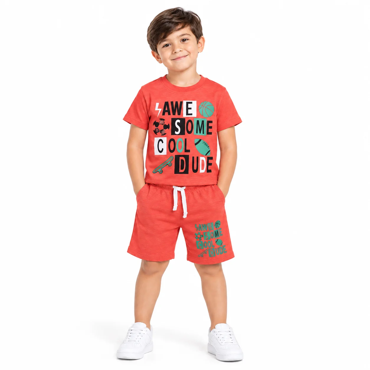 ست تیشرت شلوارک نخی پسرانه PRIMARK