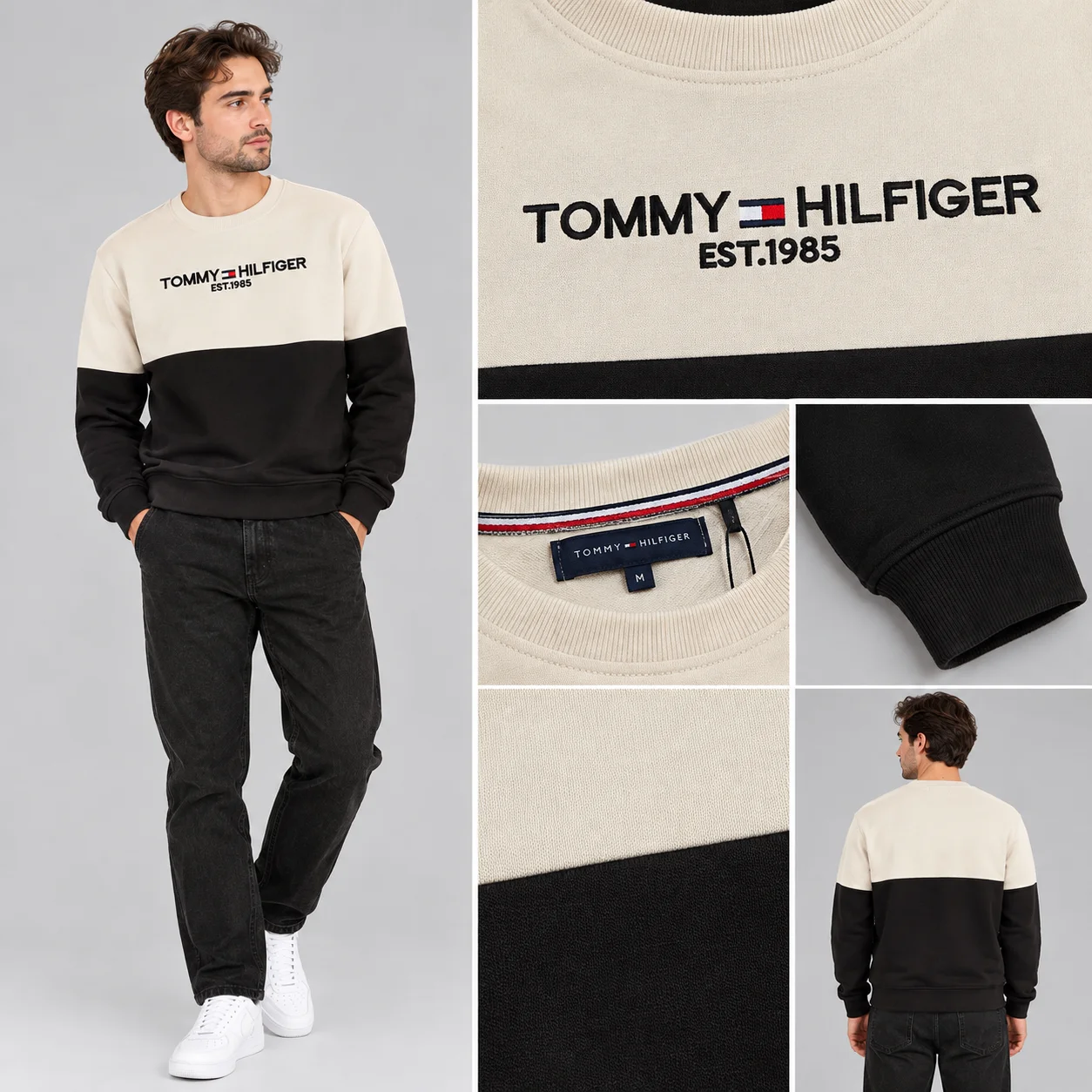پلیور داخل کرک مردانه برند Tommy Hilfiger