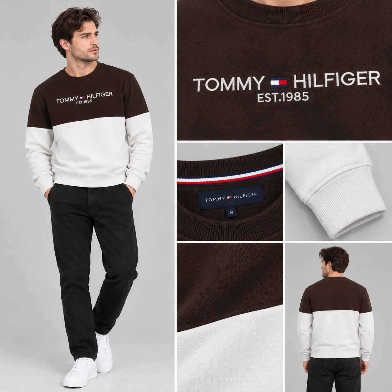 پلیور داخل کرک مردانه برند Tommy Hilfiger