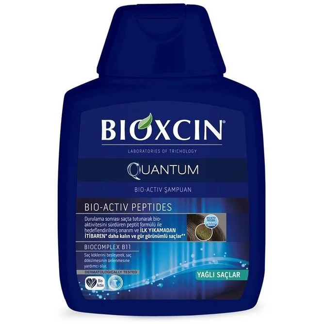 شامپو بیوکسین کوانتوم مدل Bio-Activ مخصوص موهای چرب؛ ضد ریزش و حجم‌دهنده فوری