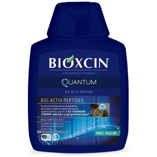 شامپو بیوکسین کوانتوم مدل Bio-Activ مخصوص موهای چرب؛ ضد ریزش و حجم‌دهنده فوری
