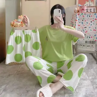 ست سه تیکه راحتی زنانه طرح اووکادو