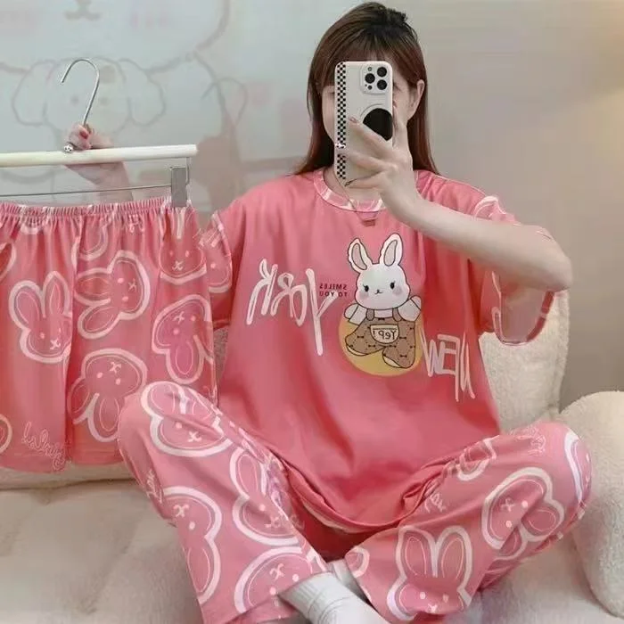 ست سه تیکه راحتی زنانه طرح خرگوش