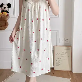سارافن راحتی زنانه طرح گیلاس