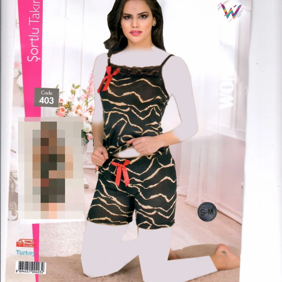 ست تاپ و شرتک زنانه وندر